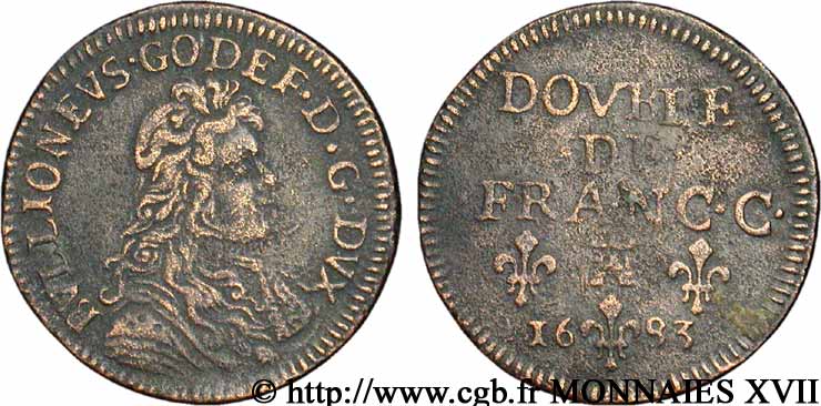 ARDENNES - DUCHY OF BOUILLON - GODEFROY-MAURICE DE LA TOUR D AUVERGNE Double XF