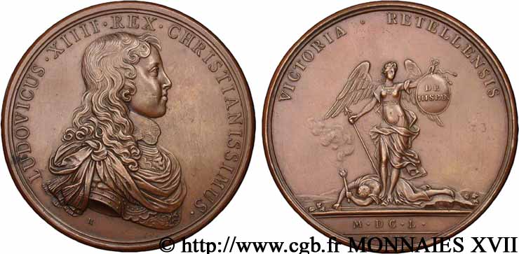 ARDENNES - LE RETHÉLOIS Médaille de la bataille de Rethel par Röettiers et Molart EBC