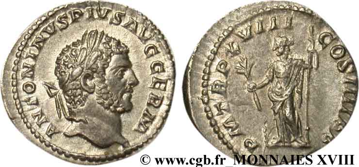 CARACALLA Denier MS