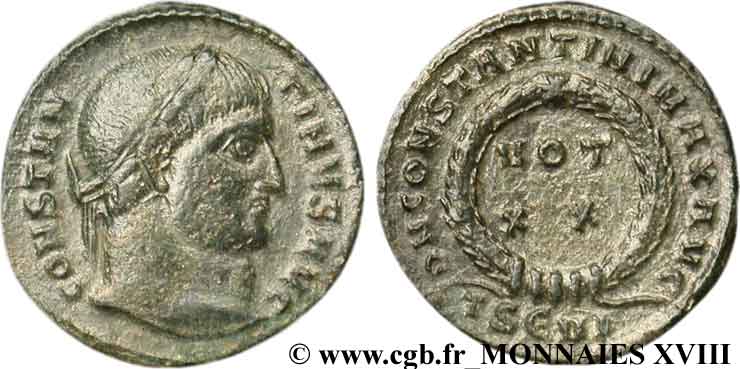 CONSTANTINO I EL MAGNO Centenionalis ou nummus EBC