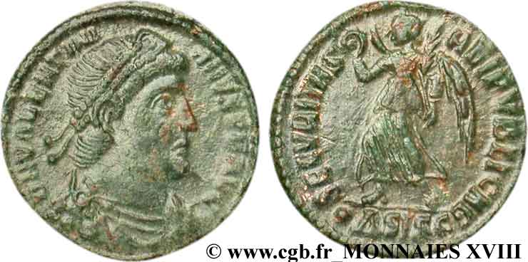 VALENTINIAN I Nummus, (Æ 3) MS