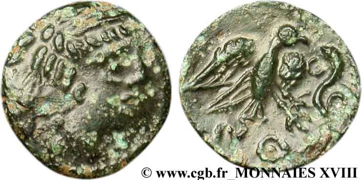 GALLIA - CARNUTES (Regione della Beauce) Bronze “à l’aigle et au serpent” BB
