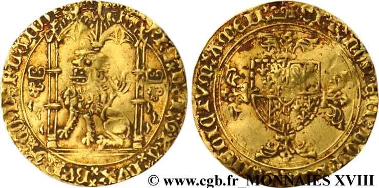 FLANDERS - COUNTY OF FLANDERS - PHILIP THE GOOD Lion d or XF