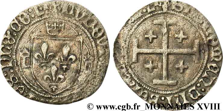 LOUIS XII, FATHER OF THE PEOPLE Grand blanc de Provence, 1er type n.d. Tarascon VF