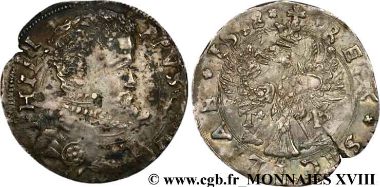 SICILE - ROYAUME DE SICILE - PHILIPPE II D ESPAGNE Quatre tari 1558 Messine MBC