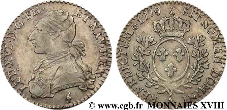 LOUIS XVI Dixième d écu dit  aux branches d olivier  1779 Paris TTB+