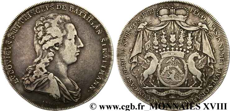 LOUIS XVI Demi-thaler 1789 Vienne TTB