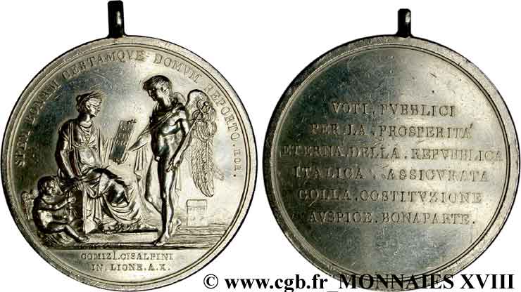 ITALIA - GALLIA SUBALPINA Médaille Ar 54 MBC