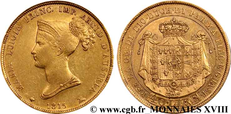 40 lires or 1815 Milan VG.2385  MBC 