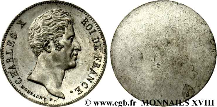 Epreuve uniface d avers de 40 francs par Montagny n.d. Paris VG.2571  EBC 