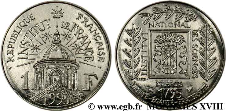 Essai de 1 franc Institut de France 1995  F.230/1 FDC 