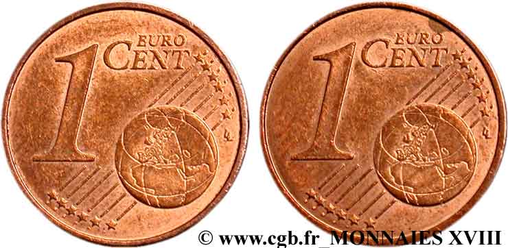 BANQUE CENTRALE EUROPEENNE 1 centime d’euro, double face commune n.d. SUP