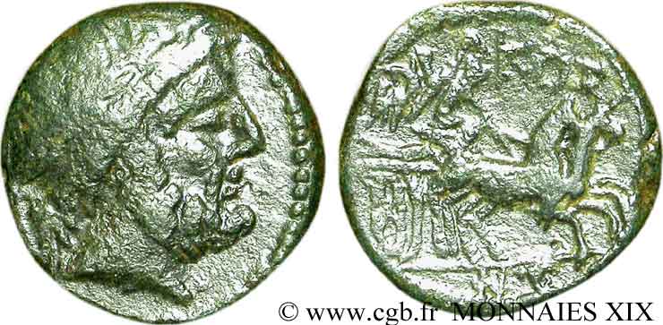 SICILY - SYRACUSE Unité de bronze, (PB, Æ 19) XF