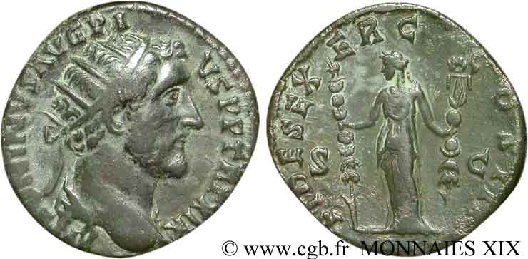 ANTONINUS PIUS Dupondius, (MB, Æ 25) XF