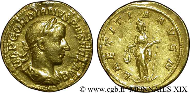 GORDIANUS III Aureus SS