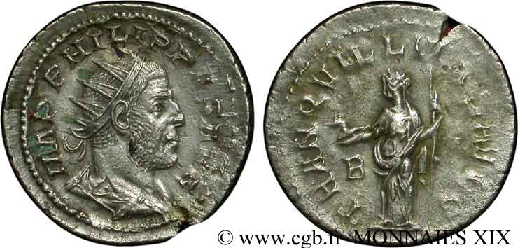 PHILIPPUS I. ARABS Antoninien SS