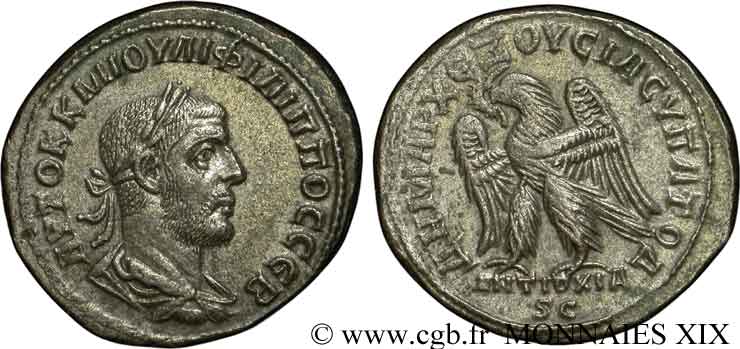 FILIPPO I PADRE Tétradrachme syro-phénicien SPL