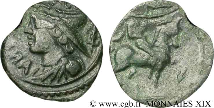 GALLIA BELGICA - ATREBATES (Regione di Arras) Bronze ANDOBRV AU/XF