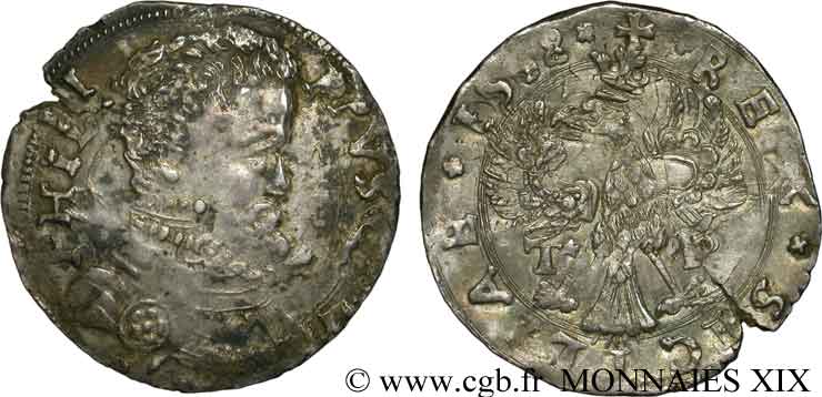 SICILE - ROYAUME DE SICILE - PHILIPPE II D ESPAGNE Quatre tari 1558 Messine SS