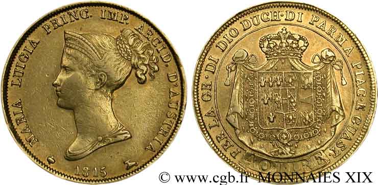 40 lires or 1815 Milan VG.2385  TTB 