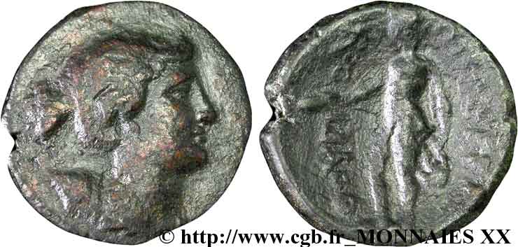 LUCANIA - THOURIOI Bronze, (PB, Æ 18) XF