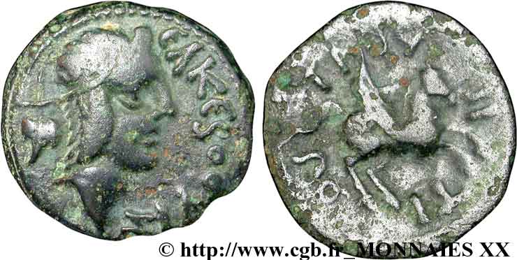 GALLIA - CARNUTES (Beauce area) Bronze TASGIITIOS AU/XF