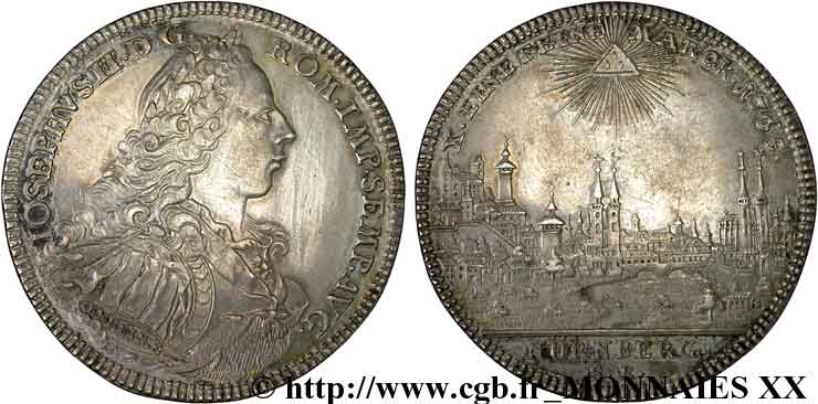 ALLEMAGNE - VILLE DE NUREMBERG - JOSEPH II Thaler 1765 Nuremberg EBC