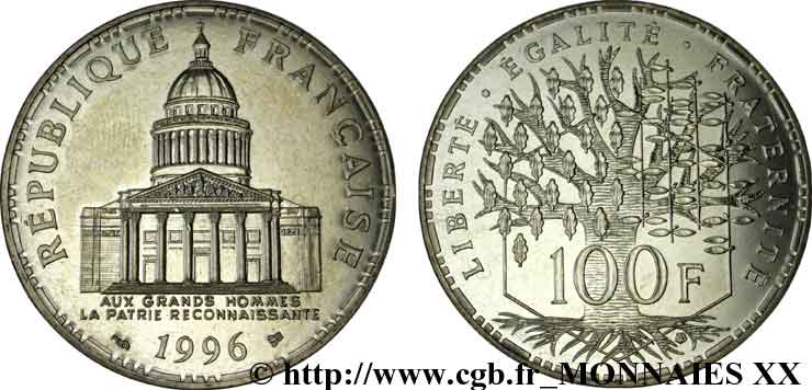 100 francs Panthéon 1996 Pessac F.451/18 SPL 