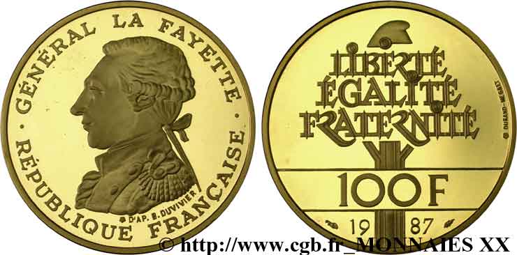 100 francs or La Fayette 1987 Pessac F.1603 2 MS 