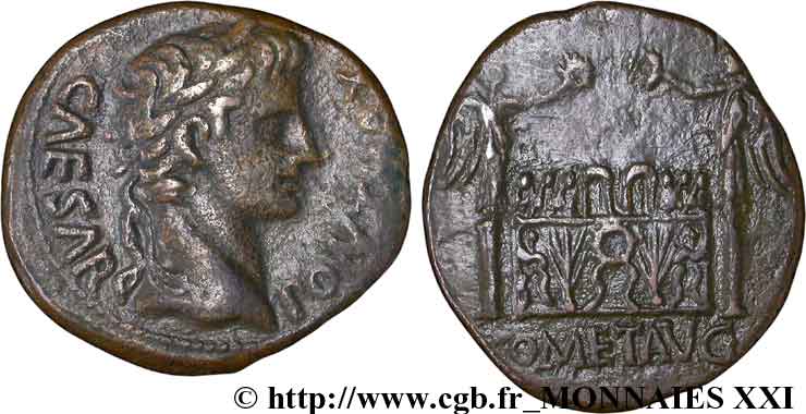 Lugdunum Lyon Augustus As A L Autel De Lyon Mb Ae 27 V21 2308 Roman Coins