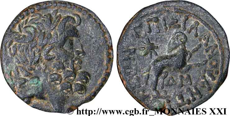 SYRIE - SÉLEUCIE ET PIÉRIE - ANTIOCHE - AUGUSTE Bronze, (MB, Æ 22) SUP