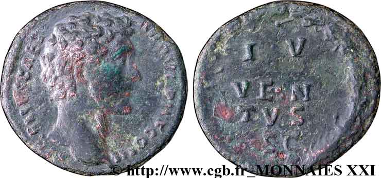MARC AURÈLE Moyen bronze, dupondius ou as (MB, Æ 25) TTB