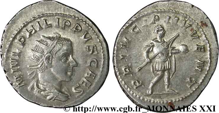 FILIPPO II FIGLIO Antoninien AU