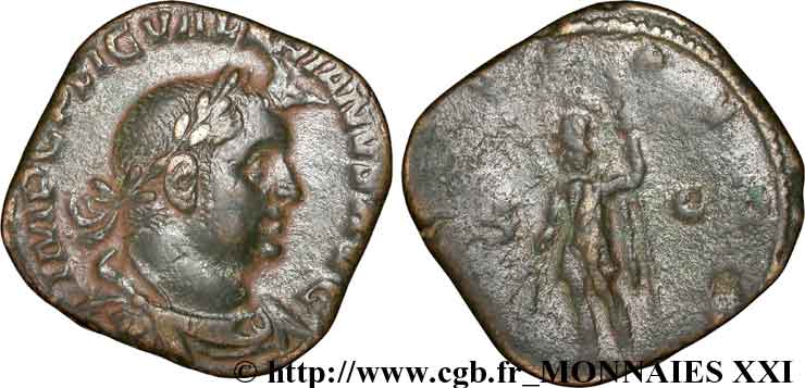 VALERIANO I PADRE Sesterce, (GB, Æ 29) XF/VF