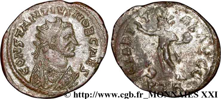 CONSTANTIUS I Aurelianus AU/VF