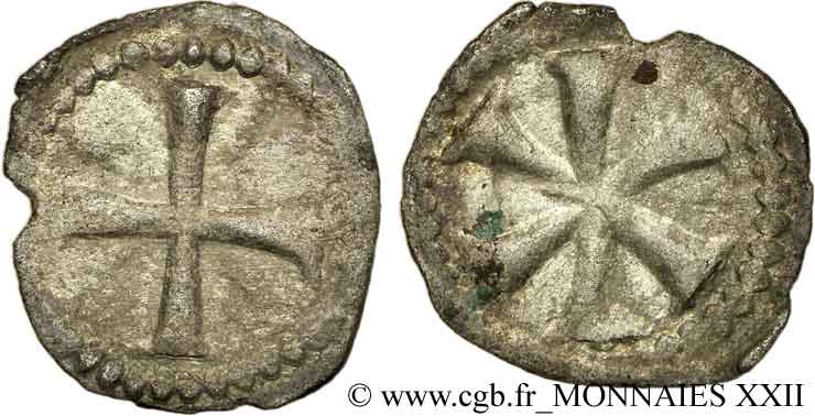AUVERGNE - BISHOPRIC OF LE PUY - ANONYMOUS Obole anépigraphe XF