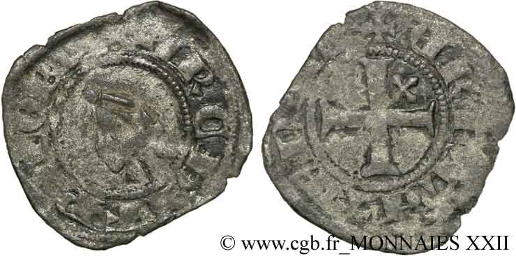 ARCHBISCHOP OF ARLES - ANONYMOUS COINAGE Denier VF