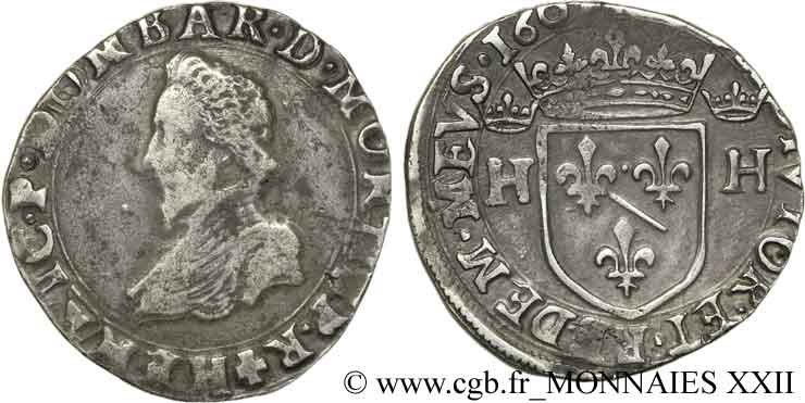 PRINCIPAUTY OF DOMBES - HENRY OF MONTPENSIER Teston, 2e type BC+/MBC