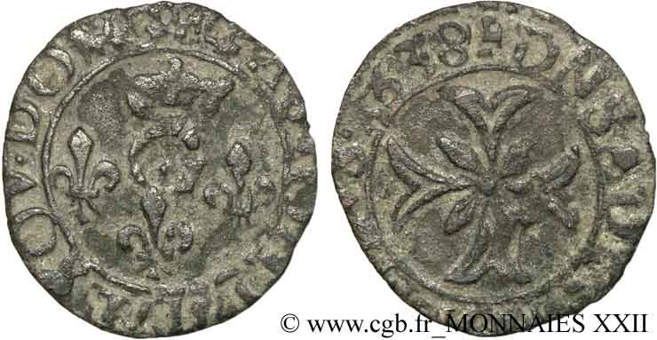 DOMBES - PRINCIPALITY OF DOMBES - GASTON OF ORLEANS Liard VF/XF
