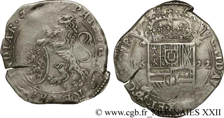 COUNTRY OF BURGUNDY - PHILIPPE IV OF SPAIN Escalin XF
