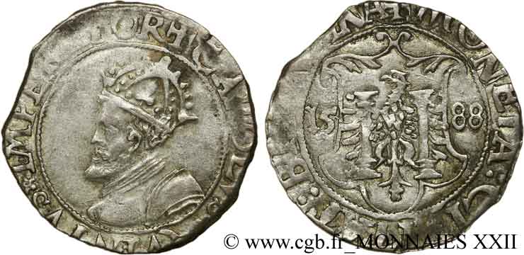 TOWN OF BESANCON - COINAGE STRUCK AT THE NAME OF CHARLES V Carolus q.BB/BB