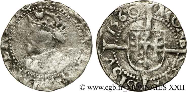 TOWN OF BESANCON - COINAGE STRUCK AT THE NAME OF CHARLES V Blanc F/VF