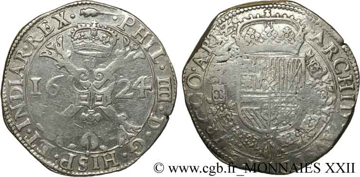 SPANISH LOW COUNTRIES - COUNTY OF ARTOIS - PHILIPPE IV OF SPAIN Patagon BB