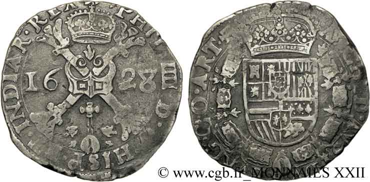 SPANISH LOW COUNTRIES - COUNTY OF ARTOIS - PHILIPPE IV OF SPAIN Patagon BC+