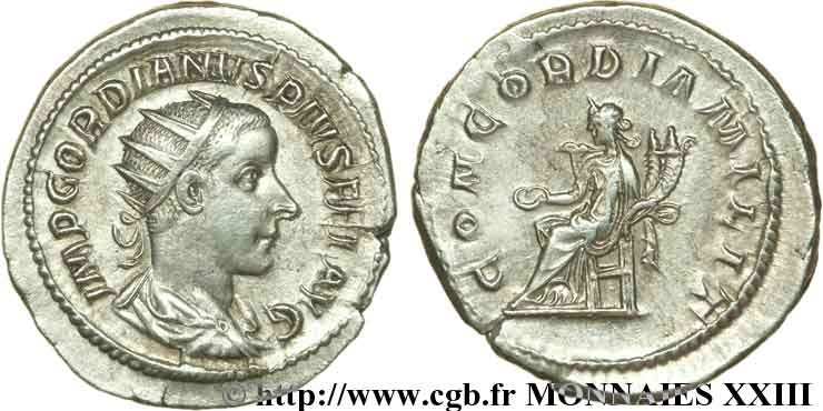 GORDIANO III Antoninien MS/AU