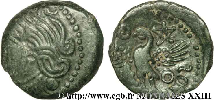 GALLIA - BITURIGES CUBI (Regione di Bourges) Bronze VANDIINOS q.BB/BB