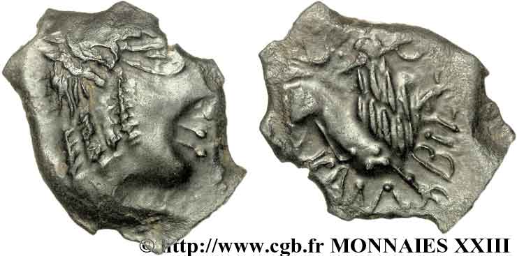 GALLIA - BITURIGES CUBI (Regione di Bourges) Bronze CAMBIL BB/q.SPL