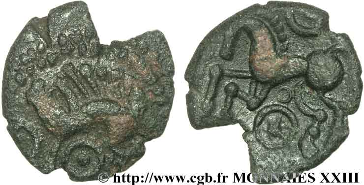 VELIOCASSES, Unspecified Bronze au cheval et au sanglier XF/AU