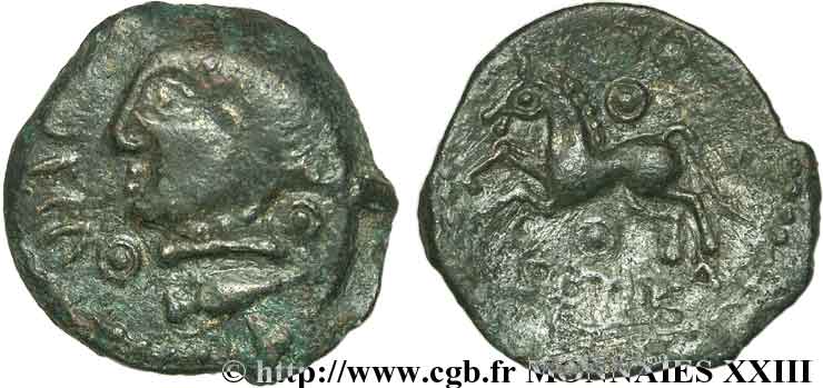 GALLIA BELGICA - MELDI (Región de Meaux) Bronze ROVECA, classe IIIa BC+