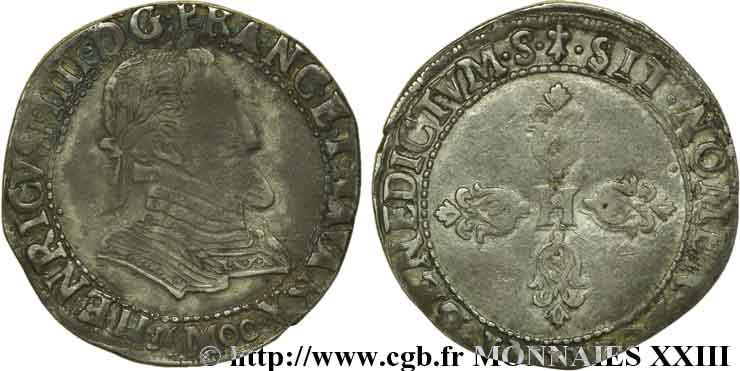 HENRY IV Demi-franc, type de Toulouse 1600 Toulouse BC+